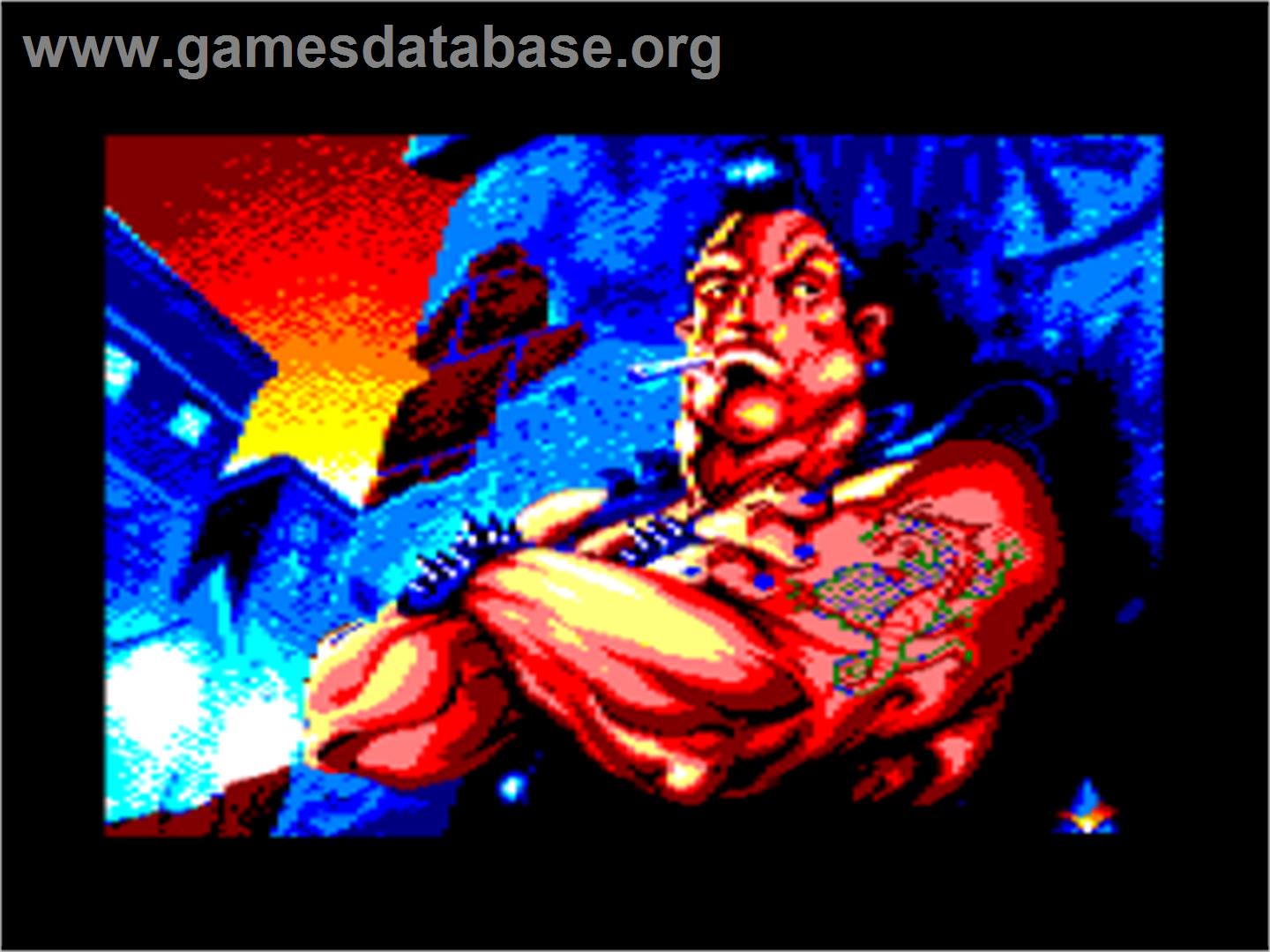 Bronx - Amstrad CPC - Artwork - Title Screen